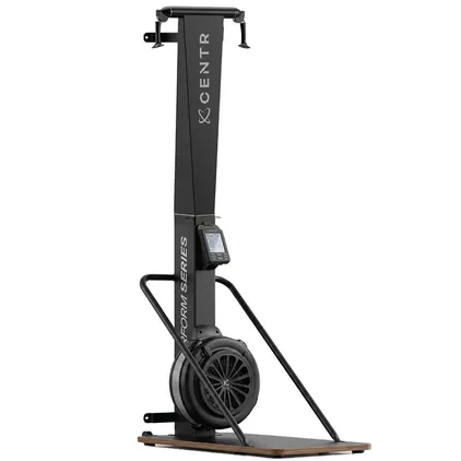 Centr x HYROX Perform Series Ski Machine Complete w/Base ilmavastuksella, LCD-näytöllä ja lattiatelineellä tehokkaaseen hiihto- ja kestävyysharjoitteluun.