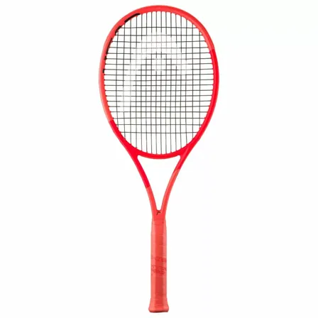Oranssi Head Radical MP 2025 -tennismaila valkoisella taustalla.